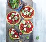 Tomato tarts with roasted garlic & goat’s cheese